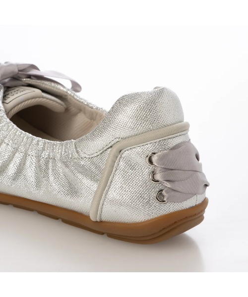 Mode et Jacomo（モードエジャコモ）の「バレエスニーカー（スニーカー・レディース・ブラック/シルバー系その他7/ホワイト・22.5cm/23cm/23.5cm/24cm/24.5cm）」の9枚目の写真