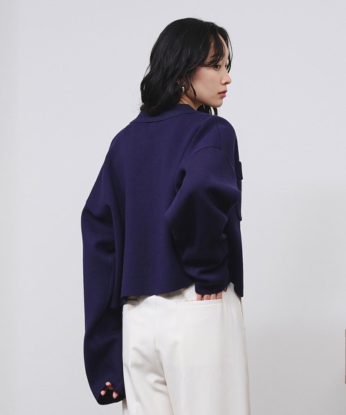 ROSE BUD（ローズバッド）の「POCKET ZIP CARDIGAN（カーディガン/ボレロ・レディース・ピンク・ONE SIZE）」の11枚目の写真