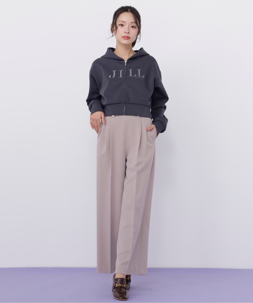JILL by JILL STUART(ジルバイジルスチュアート)の「メタル釦ストレートイージーパンツ(その他パンツ・レディース・ピンク/グレー/ネイビー・MEDIUM/SMALL)」の3枚目の写真
