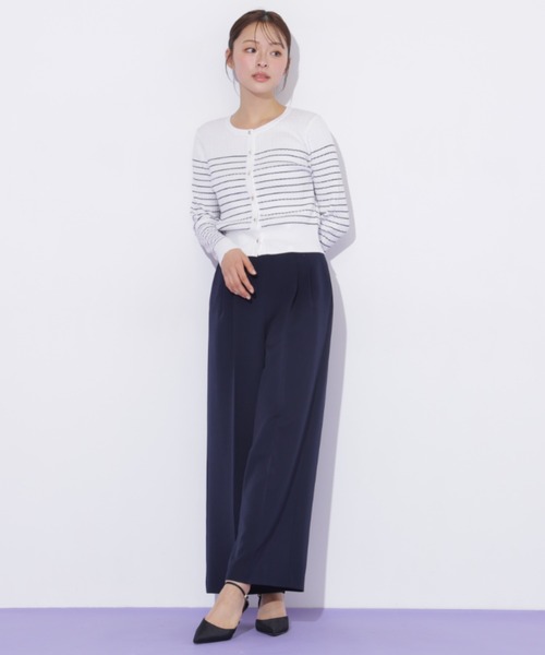 JILL by JILL STUART(ジルバイジルスチュアート)の「メタル釦ストレートイージーパンツ(その他パンツ・レディース・ピンク/グレー/ネイビー・MEDIUM/SMALL)」の7枚目の写真