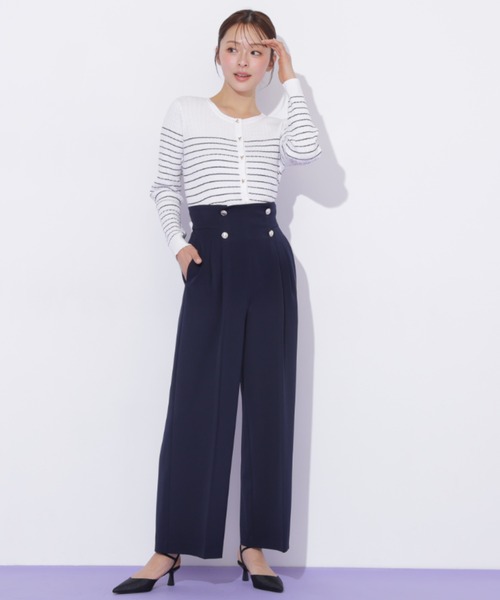 JILL by JILL STUART(ジルバイジルスチュアート)の「メタル釦ストレートイージーパンツ(その他パンツ・レディース・ピンク/グレー/ネイビー・MEDIUM/SMALL)」の17枚目の写真