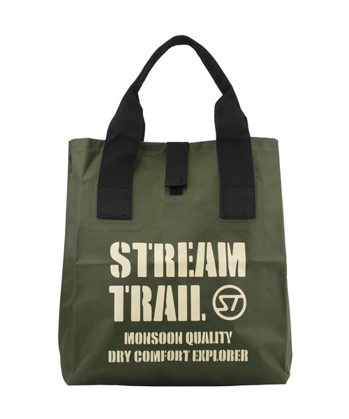 STREAM TRAIL（ストリームトレイル）の「LT.WET TOTE S　ライト ウェット トート S（トートバッグ・メンズ・イエロー/オリーブドラブ/グレー・SMALL）」の2枚目の写真