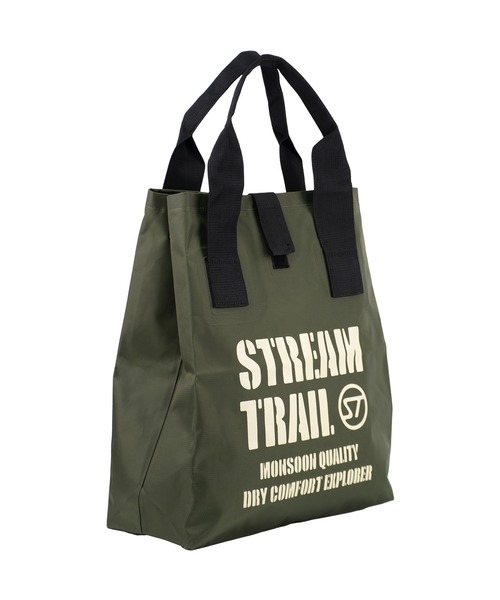 STREAM TRAIL（ストリームトレイル）の「LT.WET TOTE S　ライト ウェット トート S（トートバッグ・メンズ・イエロー/オリーブドラブ/グレー・SMALL）」の7枚目の写真