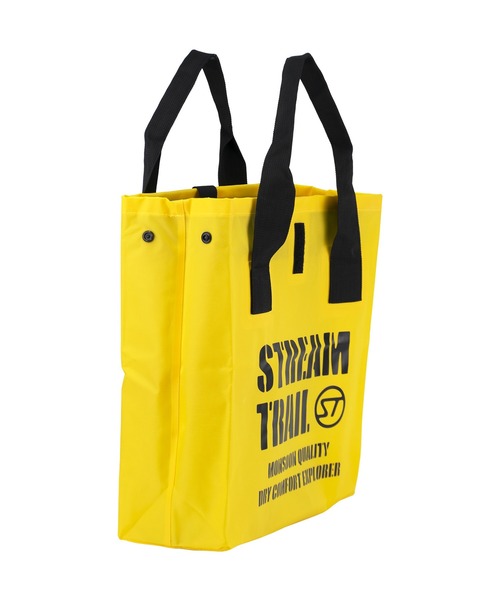 STREAM TRAIL（ストリームトレイル）の「LT.WET TOTE S　ライト ウェット トート S（トートバッグ・メンズ・イエロー/オリーブドラブ/グレー・SMALL）」の11枚目の写真