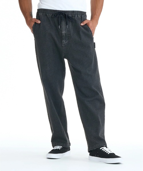 DC SHOES(ディーシーシューズ)の「DC SHOES メンズ 26 WIDE PANT デニム ワイドパンツ 【2026年春夏モデル】/ウエストゴムドローコードボトムス(その他パンツ・メンズ・グレー系その他2/インディゴブルー/ブルー系その他/ブラック系その他/ブラック/ライトブルー・MEDIUM/LARGE/X-LARGE/SMALL)」の3枚目の写真
