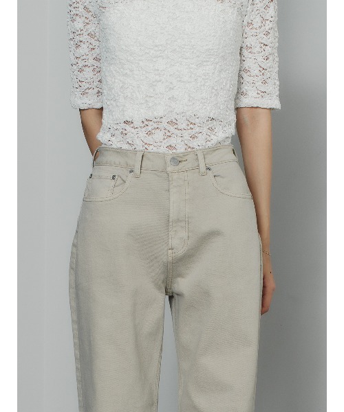 シュリンクレースボートネックプルオーバー