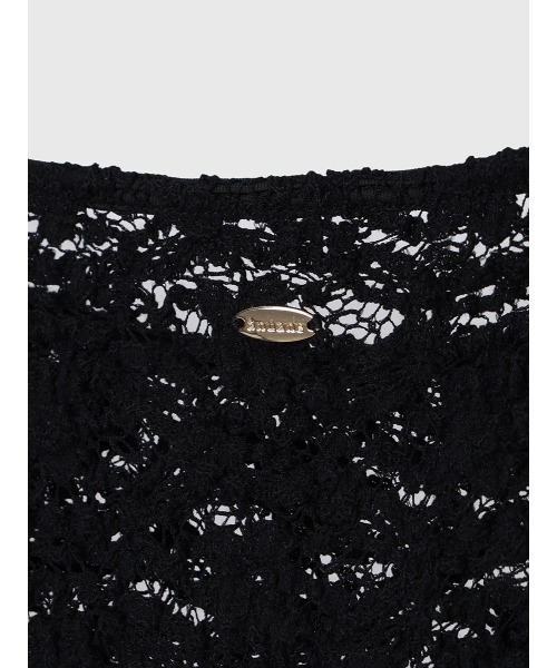 シュリンクレースボートネックプルオーバー