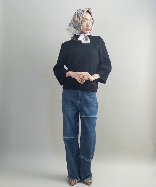 lodie(ロディ)の「バルーン袖 モチモチニット(ニット/セーター・レディース・ブラック/アイボリー/レッド/イエロー/グレー・FREE)」の7枚目の写真