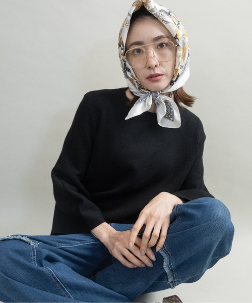 lodie(ロディ)の「バルーン袖 モチモチニット(ニット/セーター・レディース・ブラック/アイボリー/レッド/イエロー/グレー・FREE)」の12枚目の写真