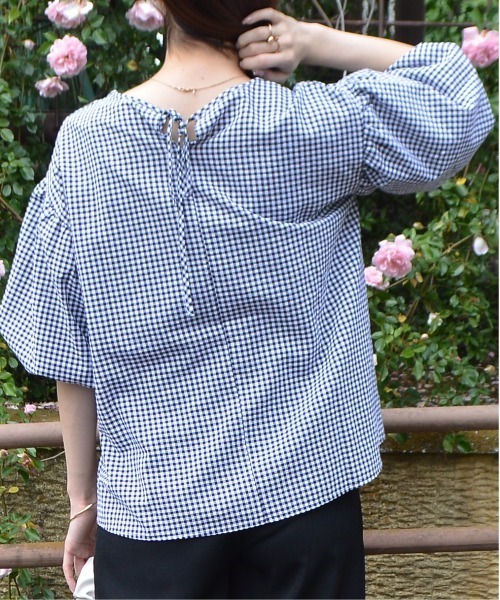 &soiree(アンドソワレ)の「バルーンスリーブブラウス(シャツ/ブラウス・レディース・ブラック/ブラック系その他/グレー/ホワイト/ピンク・MEDIUM/LARGE)」の13枚目の写真