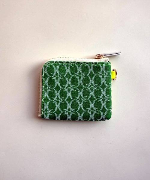 Q（キュー）の「モノグラムカードケース（カードケース・レディース・レモンイエロー/ピンク・MEDIUM）」の8枚目の写真