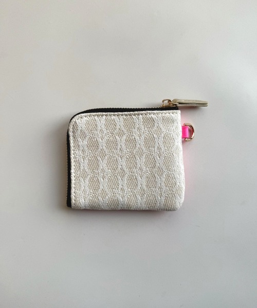 Q（キュー）の「モノグラムカードケース（カードケース・レディース・レモンイエロー/ピンク・MEDIUM）」の9枚目の写真