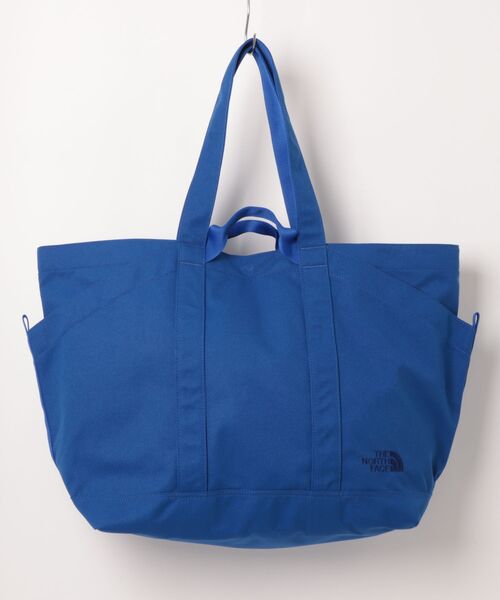 THE NORTH FACE（ザノースフェイス）の「【THE NORTH FACE/ザ ノースフェイス】サニーサイドトートL（トートバッグ・メンズ・ブルー/ホワイト/グリーン・FREE）」の3枚目の写真
