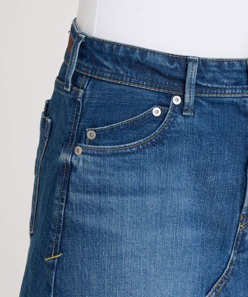 YANUK（ヤヌーク）の「フレアロングスカート（デニムスカート・レディース・ブルー・L/M/S）」の9枚目の写真