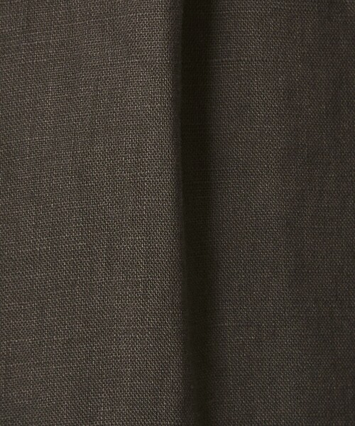 green label relaxing（グリーンレーベルリラクシング）の「［size SHORTあり］リネン シャツ ワンピース（シャツワンピース・レディース・ブラウン/ライトブルー/ダークグレー・SHORT/FREE）」の7枚目の写真