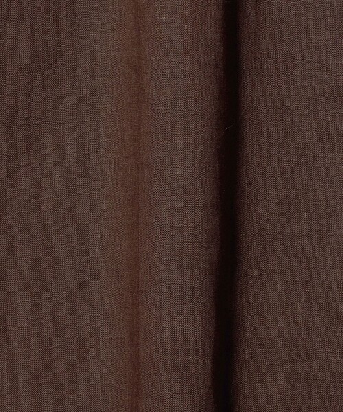 green label relaxing（グリーンレーベルリラクシング）の「［size SHORTあり］リネン シャツ ワンピース（シャツワンピース・レディース・ブラウン/ライトブルー/ダークグレー・SHORT/FREE）」の15枚目の写真