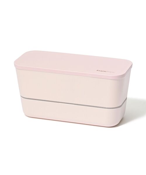 ロゴ ランチボックス 2段 ピンク 弁当箱 2段 ピクニック ランチ（お