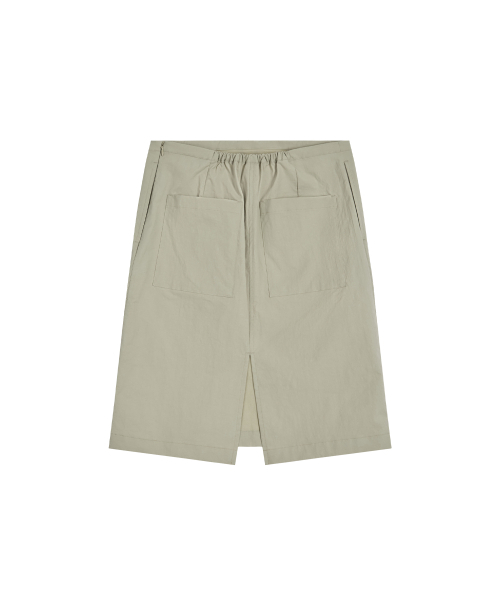 Rest&Recreation（レストアンドレクリエーション）の「COTTON NYLON MIDI SKIRT - BEIGE（スカート・レディース・その他・SMALL/MEDIUM）」の2枚目の写真