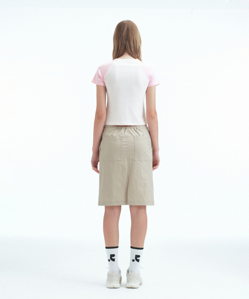 Rest&Recreation（レストアンドレクリエーション）の「COTTON NYLON MIDI SKIRT - BEIGE（スカート・レディース・その他・SMALL/MEDIUM）」の5枚目の写真