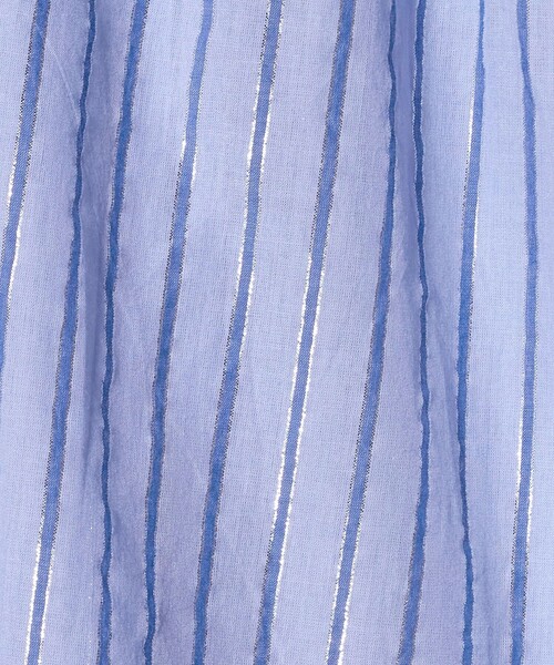 green label relaxing（グリーンレーベルリラクシング）の「ギャザー シャツワンピース（シャツワンピース・レディース・ライトブルー/オフホワイト・FREE）」の21枚目の写真