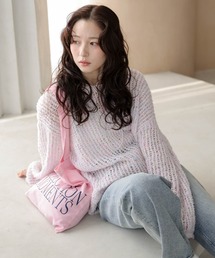 AMELY（エミリー）の「バックオープン ニットプルオーバー（ニット/セーター）」