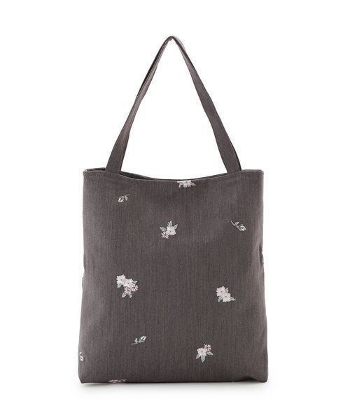 LILY BROWN(リリーブラウン)の「【LILY BROWN×KEITA MARUYAMA】エンブロイダリーミニトート(トートバッグ・レディース・ネイビー/グレー・F)」の6枚目の写真