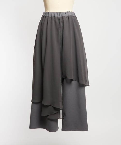 gomme(ゴム)の「レイヤーツイルパンツ(その他パンツ・レディース・ブラック/ブラウン/チャコールグレー・MEDIUM)」の13枚目の写真