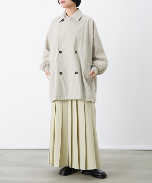 LUCA/LADY LUCK LUCA（ルカ/レディラックルカ）の「LC/LLL ミドル丈オーバートレンチコート（トレンチコート・レディース・チャコールグレー/ライトベージュ・FREE）」の8枚目の写真