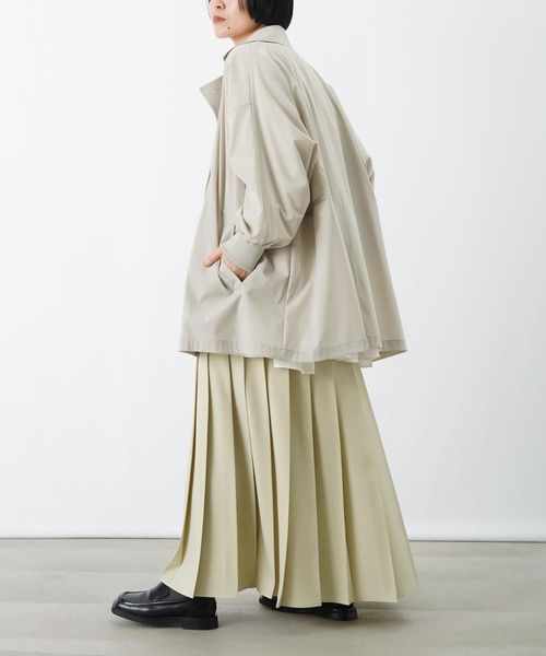 LUCA/LADY LUCK LUCA（ルカ/レディラックルカ）の「LC/LLL ミドル丈オーバートレンチコート（トレンチコート・レディース・チャコールグレー/ライトベージュ・FREE）」の4枚目の写真