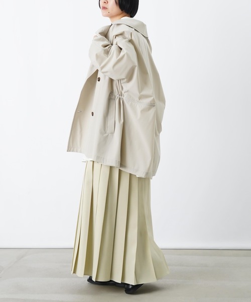 LUCA/LADY LUCK LUCA（ルカ/レディラックルカ）の「LC/LLL ミドル丈オーバートレンチコート（トレンチコート・レディース・チャコールグレー/ライトベージュ・FREE）」の7枚目の写真