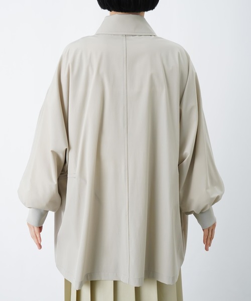 LUCA/LADY LUCK LUCA（ルカ/レディラックルカ）の「LC/LLL ミドル丈オーバートレンチコート（トレンチコート・レディース・チャコールグレー/ライトベージュ・FREE）」の14枚目の写真