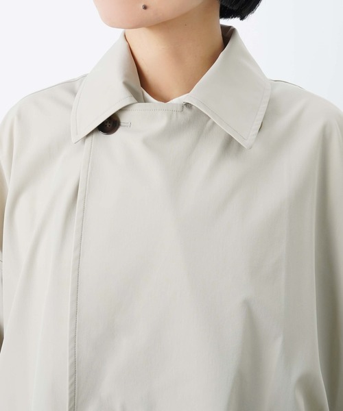 LUCA/LADY LUCK LUCA（ルカ/レディラックルカ）の「LC/LLL ミドル丈オーバートレンチコート（トレンチコート・レディース・チャコールグレー/ライトベージュ・FREE）」の13枚目の写真