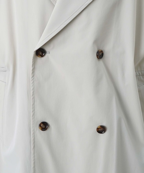 LUCA/LADY LUCK LUCA（ルカ/レディラックルカ）の「LC/LLL ミドル丈オーバートレンチコート（トレンチコート・レディース・チャコールグレー/ライトベージュ・FREE）」の19枚目の写真