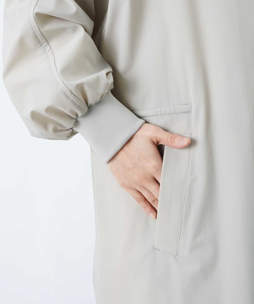 LUCA/LADY LUCK LUCA（ルカ/レディラックルカ）の「LC/LLL ミドル丈オーバートレンチコート（トレンチコート・レディース・チャコールグレー/ライトベージュ・FREE）」の16枚目の写真