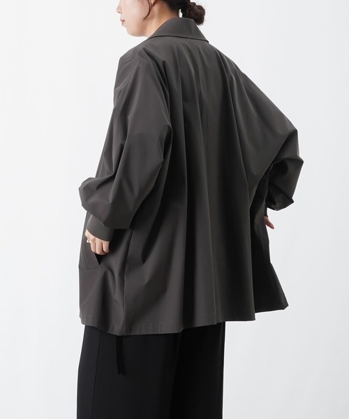 LUCA/LADY LUCK LUCA（ルカ/レディラックルカ）の「LC/LLL ミドル丈オーバートレンチコート（トレンチコート・レディース・チャコールグレー/ライトベージュ・FREE）」の20枚目の写真