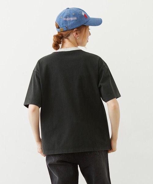 Champion(チャンピオン)の「MILKFED.×CHAMPION LA LOGO S/S TEE(Tシャツ/カットソー・レディース・ブラック/グリーン/オートミール/ネイビー・S/M)」の15枚目の写真