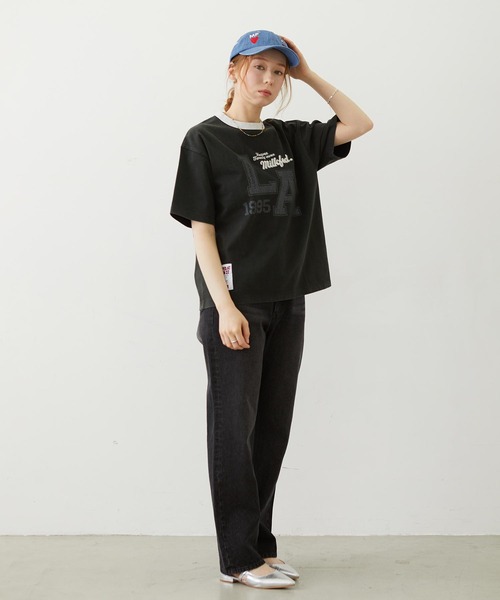 Champion(チャンピオン)の「MILKFED.×CHAMPION LA LOGO S/S TEE(Tシャツ/カットソー・レディース・ブラック/グリーン/オートミール/ネイビー・S/M)」の18枚目の写真