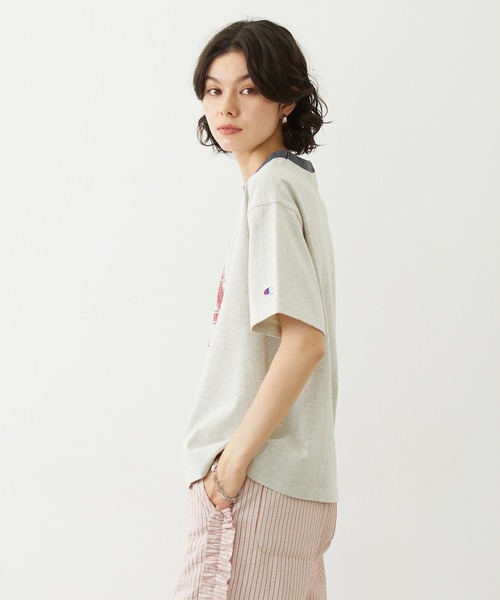 Champion(チャンピオン)の「MILKFED.×CHAMPION LA LOGO S/S TEE(Tシャツ/カットソー・レディース・ブラック/グリーン/オートミール/ネイビー・S/M)」の20枚目の写真