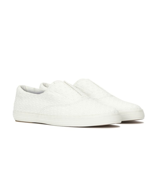 Keds(ケッズ)の「Keds ケッズ チャンピオン ラウンド トゥ スリップ オフホワイト(スニーカー・レディース・オフホワイト・23.0cm/24.5cm/25.0cm/22.5cm/23.5cm/24.0cm)」の1枚目の写真