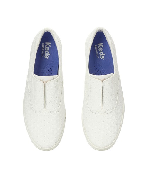 Keds(ケッズ)の「Keds ケッズ チャンピオン ラウンド トゥ スリップ オフホワイト(スニーカー・レディース・オフホワイト・23.0cm/24.5cm/25.0cm/22.5cm/23.5cm/24.0cm)」の3枚目の写真