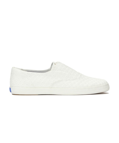 Keds(ケッズ)の「Keds ケッズ チャンピオン ラウンド トゥ スリップ オフホワイト(スニーカー・レディース・オフホワイト・23.0cm/24.5cm/25.0cm/22.5cm/23.5cm/24.0cm)」の2枚目の写真