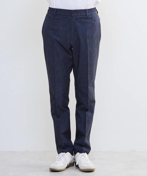 MEN'S MELROSE(メンズメルローズ)の「プリントテックサッカーイージーパンツ(セットアップ可)(スラックス・メンズ・ベージュ/ネイビー/ライトグレー/チャコールグレー・4/5/3/2)」の16枚目の写真