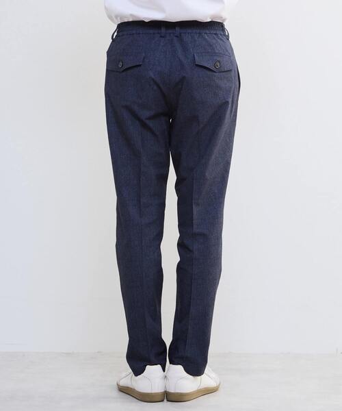 MEN'S MELROSE(メンズメルローズ)の「プリントテックサッカーイージーパンツ(セットアップ可)(スラックス・メンズ・ベージュ/ネイビー/ライトグレー/チャコールグレー・4/5/3/2)」の18枚目の写真