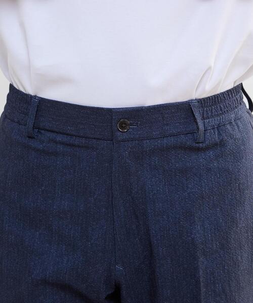 MEN'S MELROSE(メンズメルローズ)の「プリントテックサッカーイージーパンツ(セットアップ可)(スラックス・メンズ・ベージュ/ネイビー/ライトグレー/チャコールグレー・4/5/3/2)」の20枚目の写真