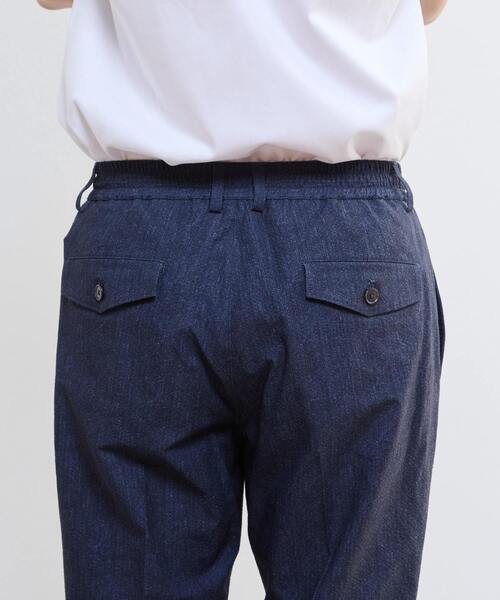 MEN'S MELROSE(メンズメルローズ)の「プリントテックサッカーイージーパンツ(セットアップ可)(スラックス・メンズ・ベージュ/ネイビー/ライトグレー/チャコールグレー・4/5/3/2)」の21枚目の写真