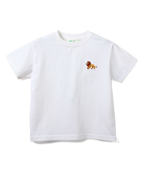 BEAMS mini(ビームスミニ)の「アニマル HIP Tシャツ 2026SS(90~150cm)外遊び プチプラ 通園 通学 定番(Tシャツ/カットソー・キッズ・イエロー系その他3/ネイビー/オフホワイト・90/100/110/120/130/140/150)」の19枚目の写真