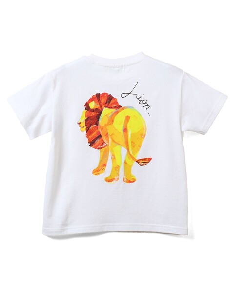 BEAMS mini(ビームスミニ)の「アニマル HIP Tシャツ 2026SS(90~150cm)外遊び プチプラ 通園 通学 定番(Tシャツ/カットソー・キッズ・イエロー系その他3/ネイビー/オフホワイト・90/100/110/120/130/140/150)」の18枚目の写真