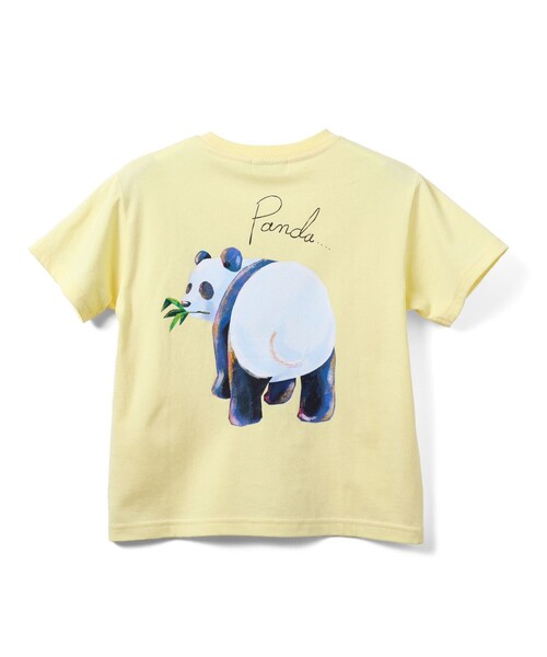 BEAMS mini(ビームスミニ)の「アニマル HIP Tシャツ 2026SS(90~150cm)外遊び プチプラ 通園 通学 定番(Tシャツ/カットソー・キッズ・イエロー系その他3/ネイビー/オフホワイト・90/100/110/120/130/140/150)」の15枚目の写真