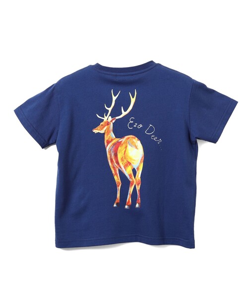BEAMS mini(ビームスミニ)の「アニマル HIP Tシャツ 2026SS(90~150cm)外遊び プチプラ 通園 通学 定番(Tシャツ/カットソー・キッズ・イエロー系その他3/ネイビー/オフホワイト・90/100/110/120/130/140/150)」の12枚目の写真