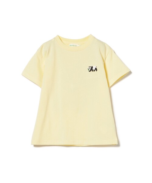 BEAMS mini(ビームスミニ)の「アニマル HIP Tシャツ 2026SS(90~150cm)外遊び プチプラ 通園 通学 定番(Tシャツ/カットソー・キッズ・イエロー系その他3/ネイビー/オフホワイト・90/100/110/120/130/140/150)」の6枚目の写真